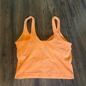 Lululemon Orange Tank Top